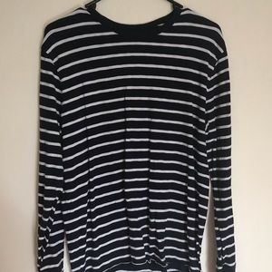 Striped Navy long sleeve shirt